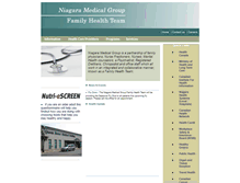 Tablet Screenshot of niagaramedicalgroup.com